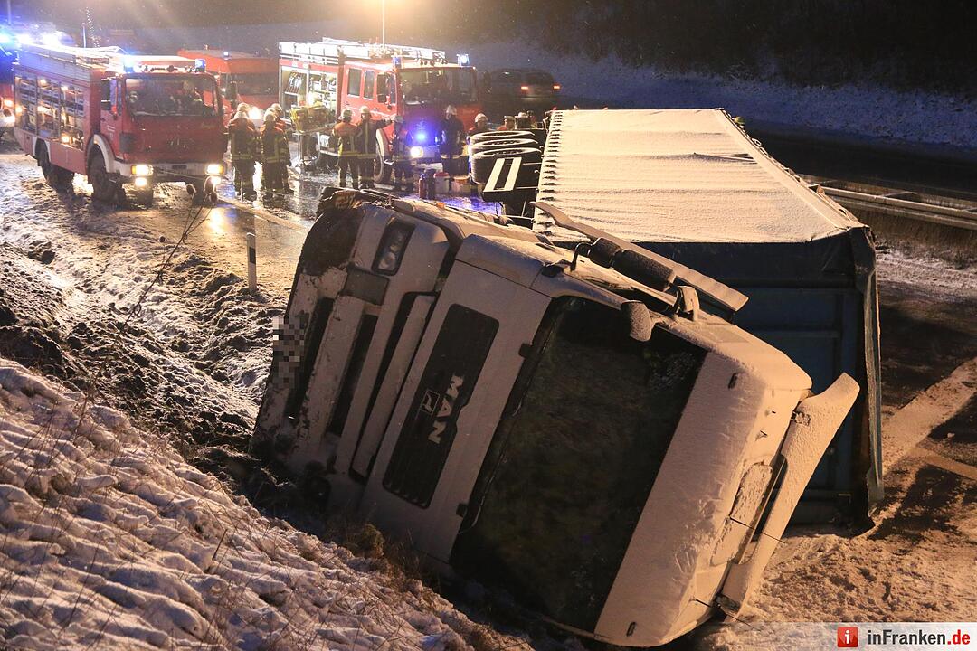 Unfall auf der A73 bei Hirschaid
