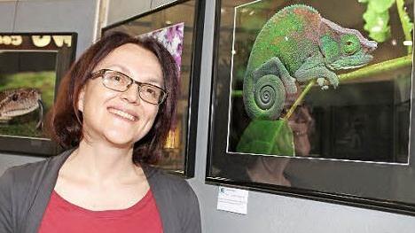 Carmen Wagner arbeitet eigentlich bei Raps, doch in ihrer Freizeit ist sie eine passionierte Fotografin: Das Blaufuß-Chamäleon hat sie im Nationalpark in Madagaskar vor die Linse bekommen. Foto: Sonja Adam