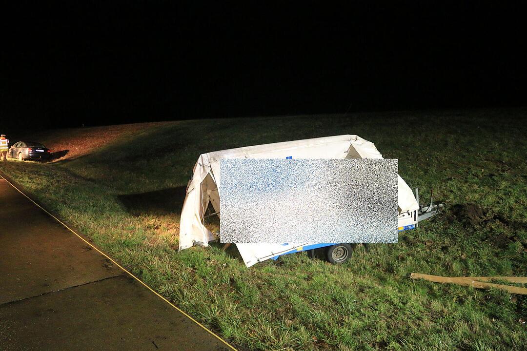 Nach Sturmböe: Unfall auf A3