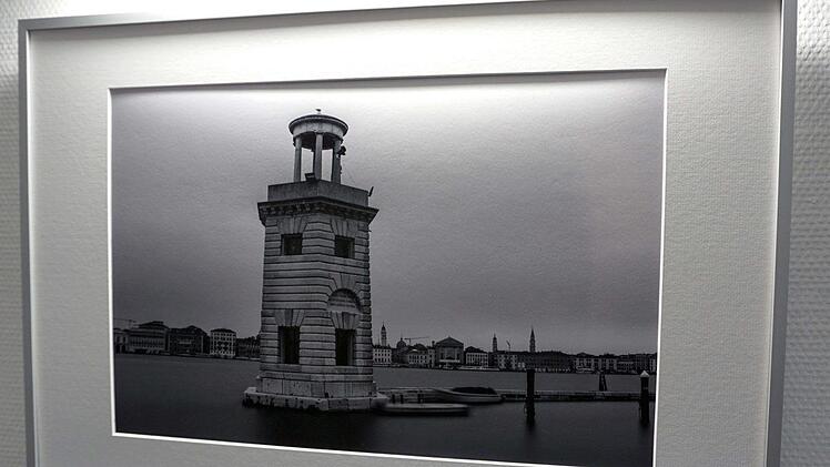 Der Leuchtturm Isola di San Giorgio bei Venedig   Foto: Richard Sänger