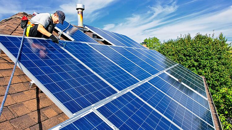 Solar panel installation