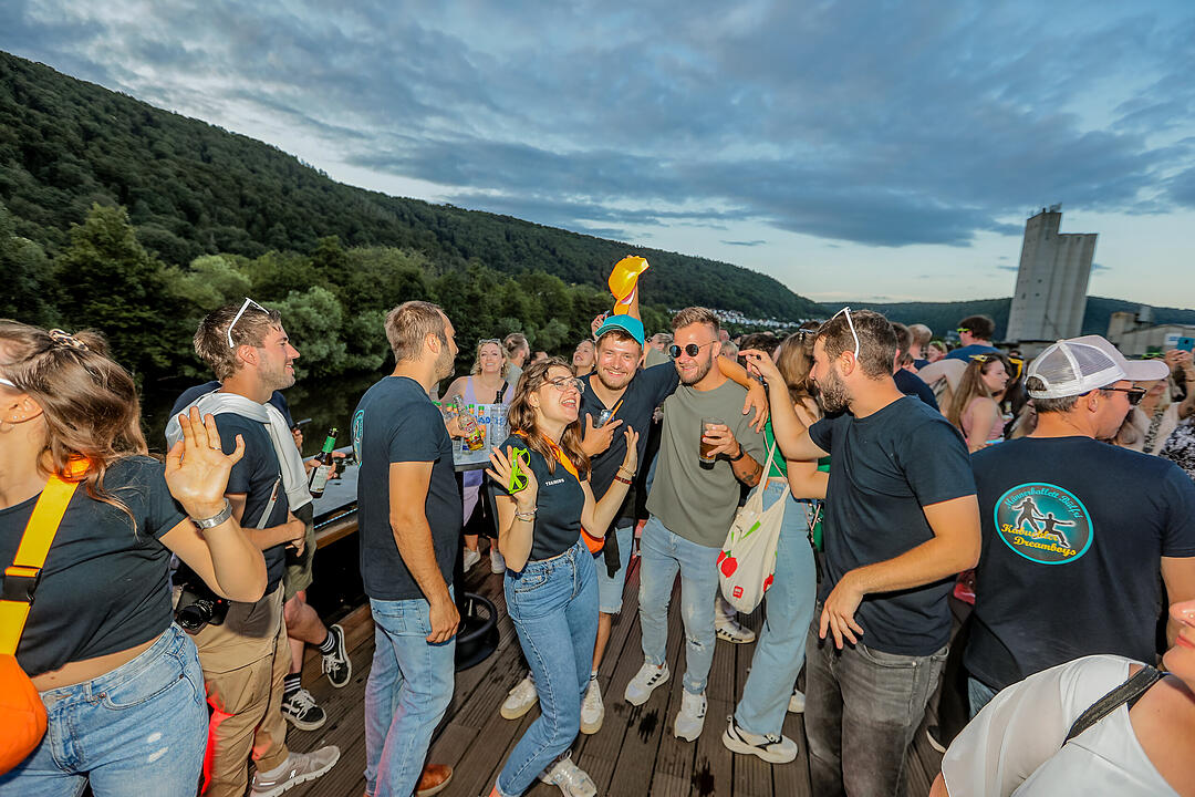 Auf drei Decks wurde richtig gefeiert!