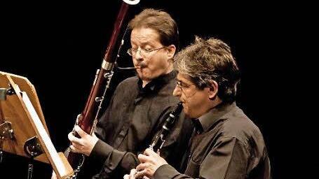 Johannes Donhauser (Fagott) und Edgar Eichstädter (Klarinette).