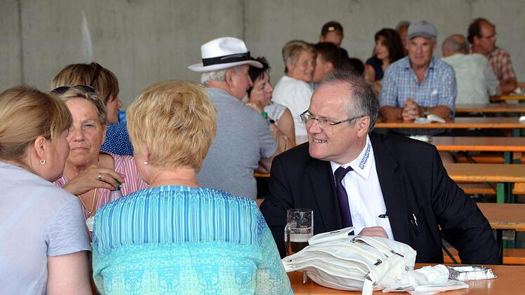 Eindrücke vom Tag der offenen Tür im neuen Domizil der Bad Kissinger Stadtwerke.  Foto: Peter Rauch