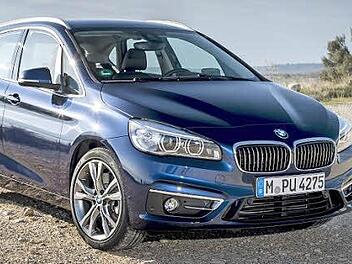 Mit seinen muskulösen Proportionen und seiner unbändigen Fahrdynamik gibt der BMW 2er Active Tourer eine recht sportliche Figur ab. Foto: BMW