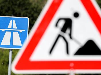 Großbaustelle auf der A9 zwischen Hilpoltstein und Greding Großbaustelle auf der A9 zwischen Hilpoltstein und Greding