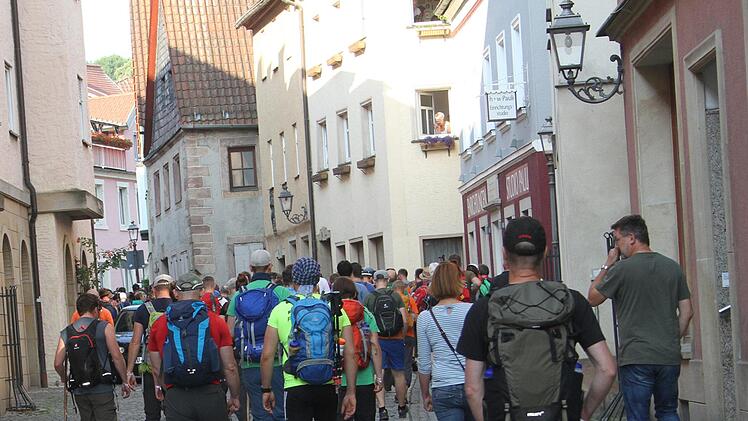 Wanderspa&szlig; in Kulmbachs Altstadtgassen. Foto: Sonny Adam