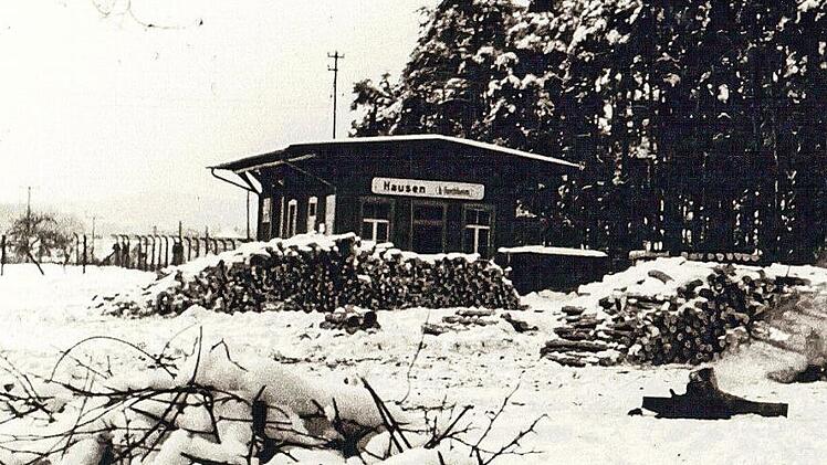 Das frühere Bahnhofsgebäude in Hausen Repro: privat