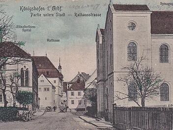Diese colorierte Postkarte hat Seltenheitswert.  Foto: Repro Hanns Friedrich