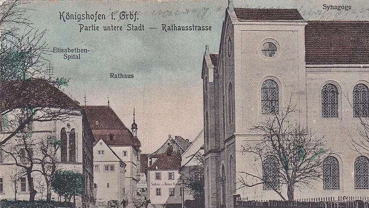 Diese colorierte Postkarte hat Seltenheitswert.  Foto: Repro Hanns Friedrich