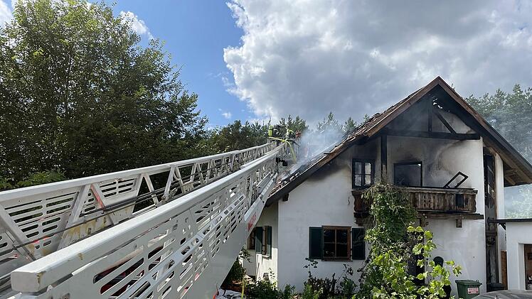 Dachstuhlbrand in Röttenbach