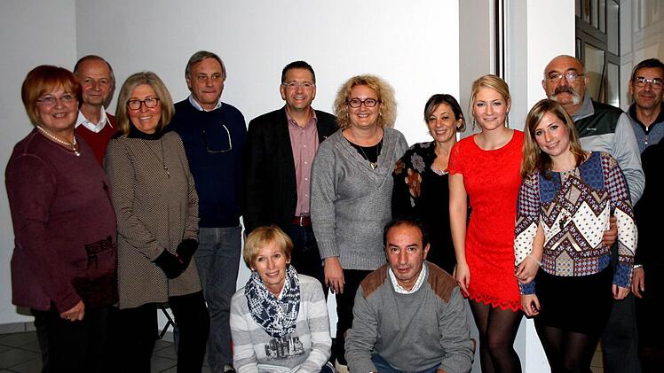 Die Besucher aus Italien waren am Freitagabend zum Freundschaftsabend in die Aischgrundhalle eingeladen.