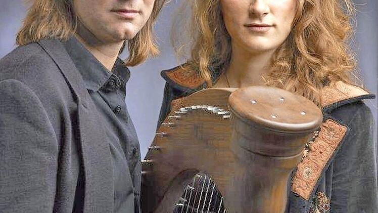 Andy Lang und Judith Förster spielen am 28. Dezember keltische Musik in Haßfurt.  Foto: privat