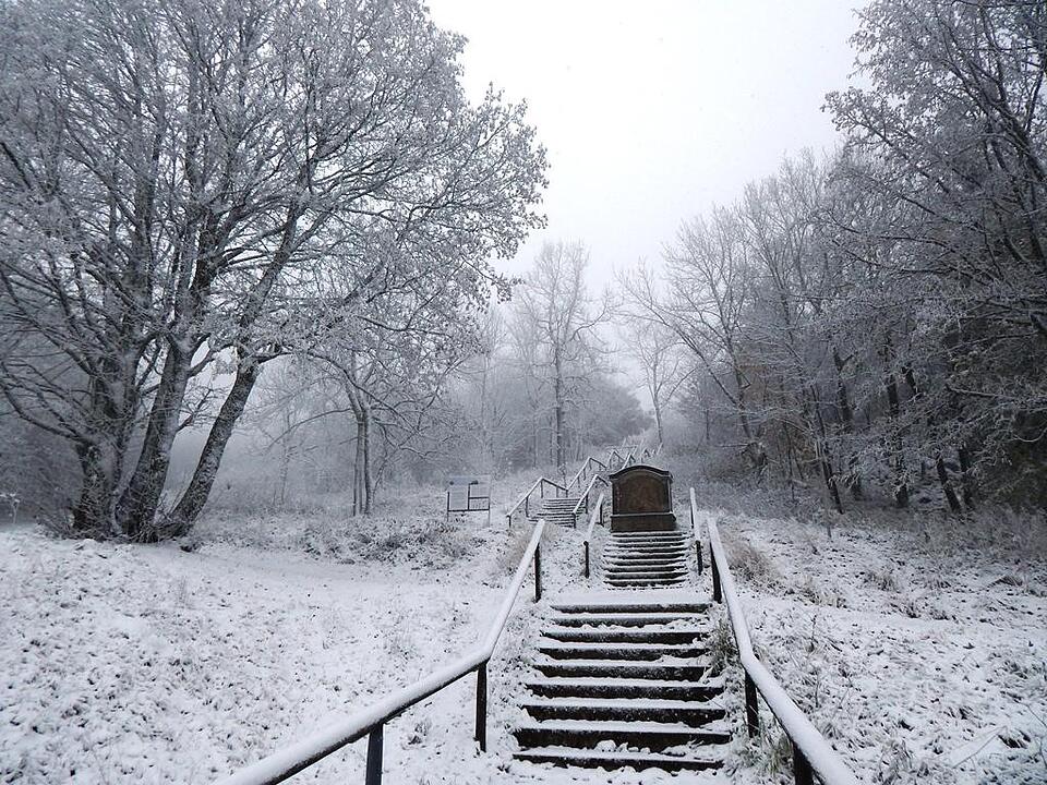 Erster Schnee in Oberfranken