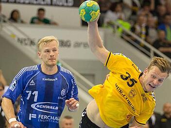 0,1,2 und zuletzt gegen Gummersbach 3 Treffer: Die steigende Form von Tom Wetzel lässt sich auch an seinen erzielten Toren in den vier Spielen seit seinem Comeback belegen.  Foto: Timo Geldner