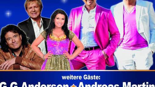 Die Schlager-Stars des Jahres 2014 sind am Freitag, den 28. März, in der Bamberger Konzerthalle zu Gast. (Fotos: Thomann Künstler-Management)