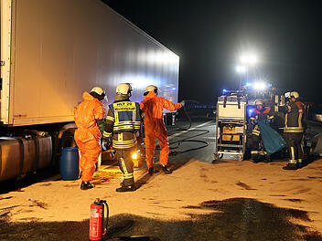 Lastwagen-Unfall auf der A3