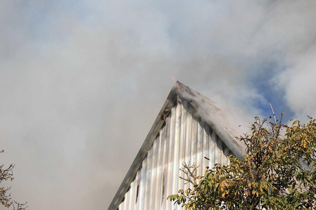 Brand in Schweinestall in Herzogenaurach