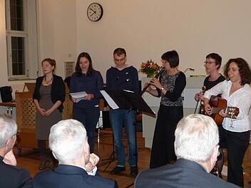 Das "ad-hoc-Ensemble" begeisterte die Gäste der Eröffnungsveranstaltung mit hebräischen Liedern. Foto: Marion Krüger-Hundrup