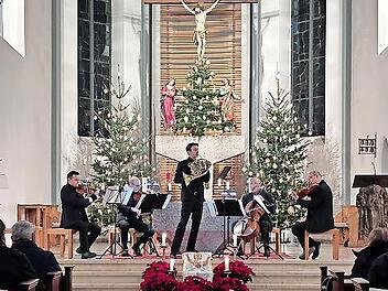 Das Bamberger Streichquartett und herausragende Solisten waren in St. Nikolaus Ebermannstadt zu erleben.