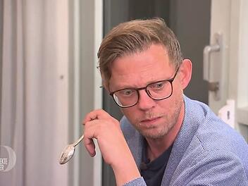 Der Gorgonzola im K&auml;sekuchen haut Mark eher negativ um.