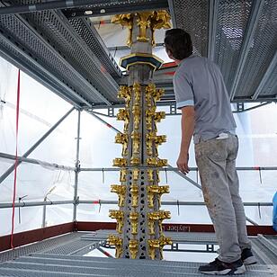 So wird der Schöne Brunnen in Nürnberg restauriert