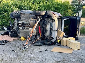 Schwerer Verkehrsunfall in Volkach