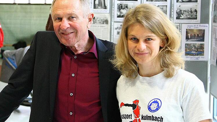 ATS-Boxabteilungsleiter Willy Kastner mit Tochter. Foto: Monika Limmer