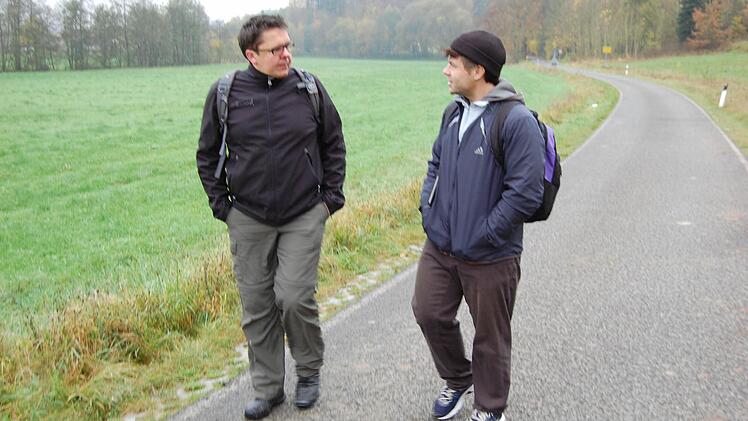 Thomas Apfel (links) mit René Hähnlein