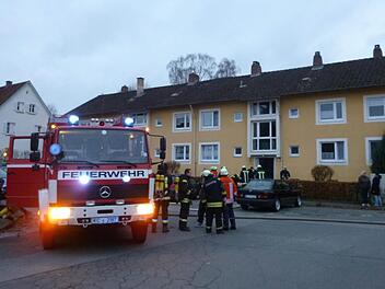 Mit rund 30 Einsatzkräften war die Kronacher Feuerwehr vor Ort. Foto: Stefan Wicklein
