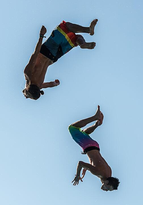 Weltmeisterschaft in der Funsportart Splashdiving