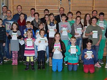 Engagierte Athleten: Zahlreiche Kinder und Jugendliche beteiligen sich an den Sportabzeichen-Wettbewerben. Foto: Günther Straub
