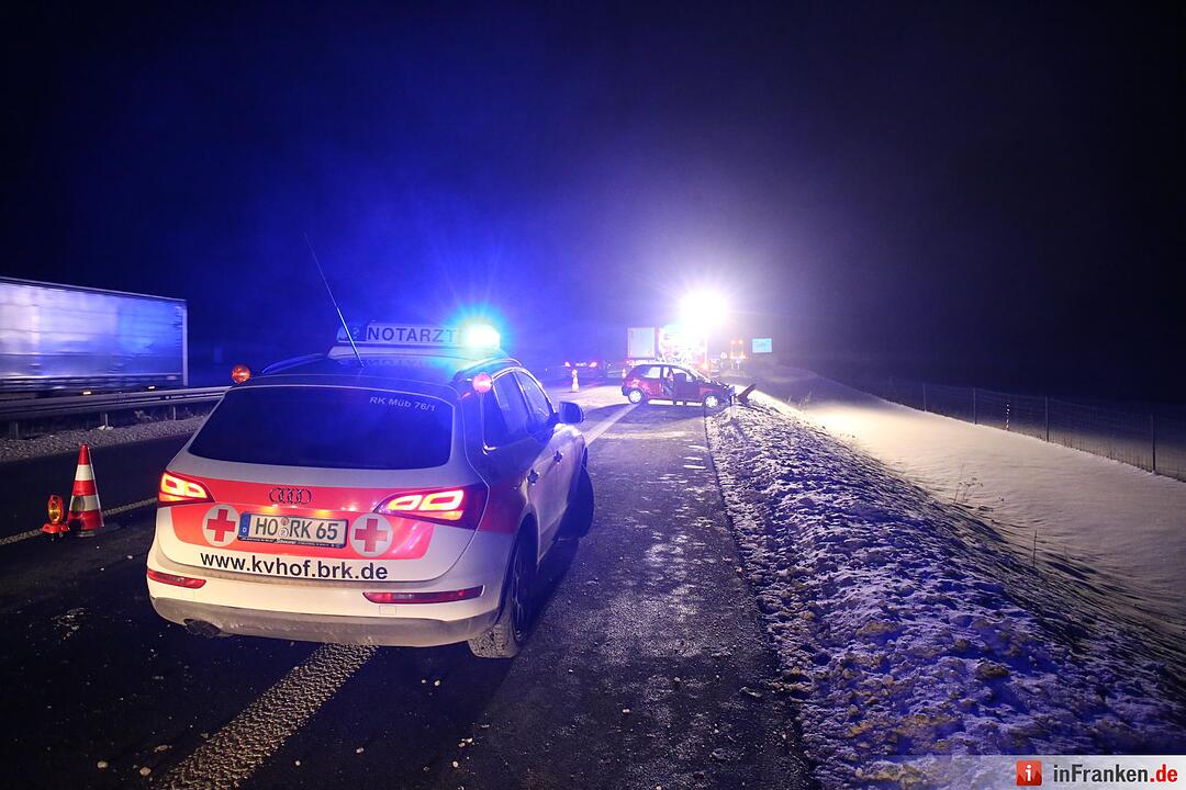 Mehrere Fahrzeuge an Unfall auf A72 beteiligt