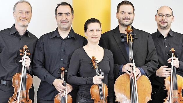 Die neue Saison der Kammerkonzerte auf Kloster Banz startet am 8. Oktober mit dem Streichquintett der Bamberger Symphoniker und Werken von Francaix, Williams und Dvorak. Foto: Kammerkonzerte auf Kloster Banz
