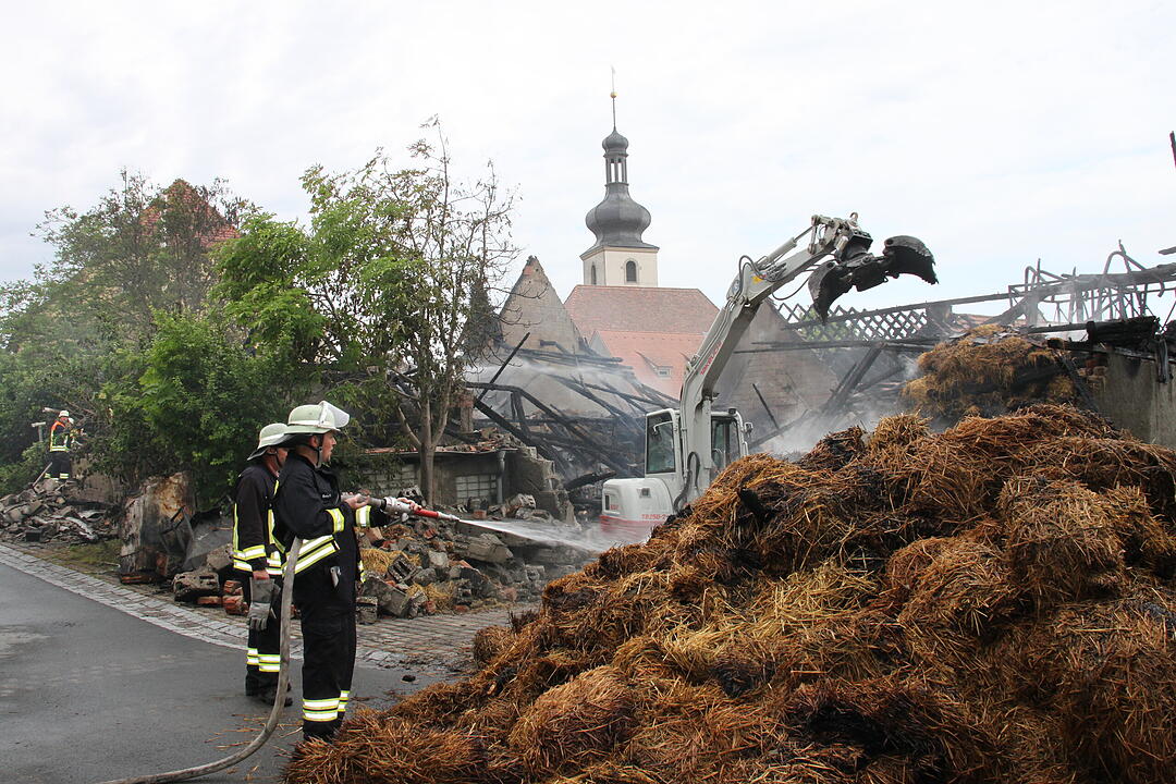 Scheunenbrand Nenzenheim