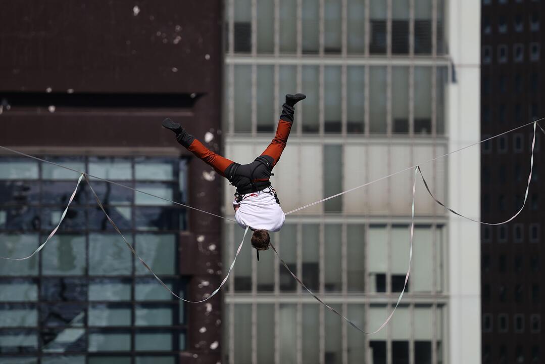 Slackliner in S&uuml;dkorea