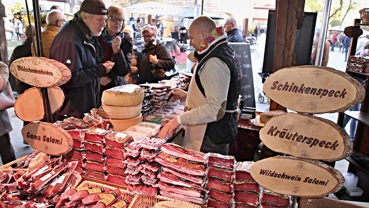 Georg Fürmeier aus München präsentierte Spezialitäten aus Südtirol.