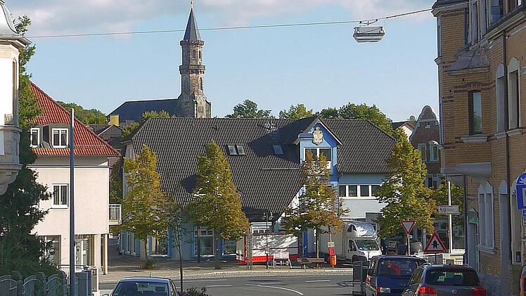 Und so stellte sich der Blick auf St. Georg aus der Marienstraße heute dar.Foto: Berthold Köhler