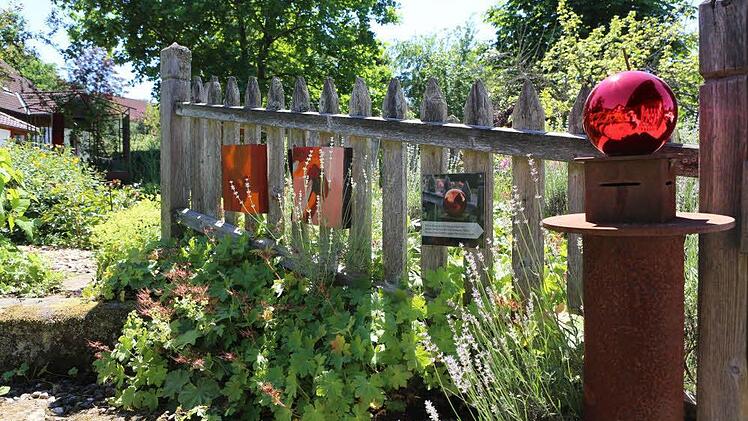 Impressionen aus Carmen Kunerts Gartenatelier in Thurnau. Foto: Barbara Herbst