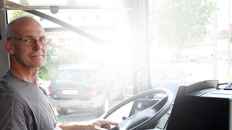 Busfahrer Robin Dittmann.  Foto: Franziska Rieger