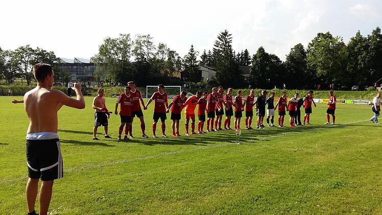 Fuchsstädter Jubel. Foto: FC Fuchsstadt