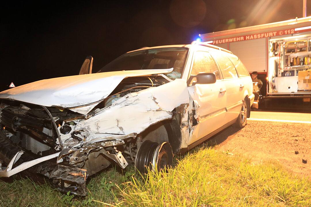 Unfall bei Königsberg: Frau verletzt