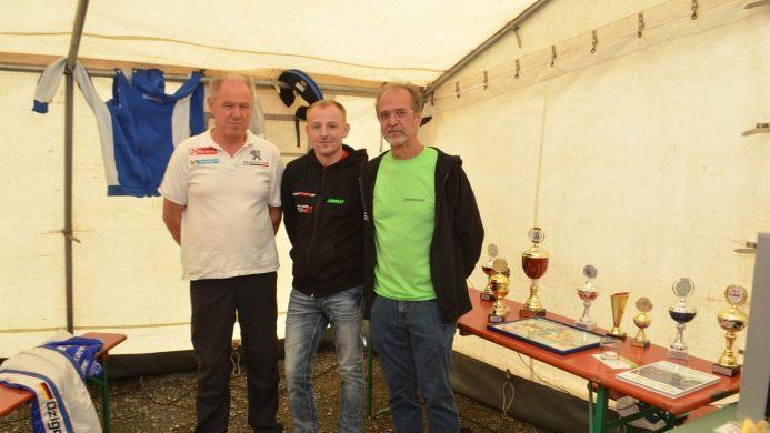 Die langjährigen verantwortlichen der Kart-Abteilung: Dietmar Seufert, Andreas Schmitt und Dieter Hofmann  Foto: Andreas Lomb