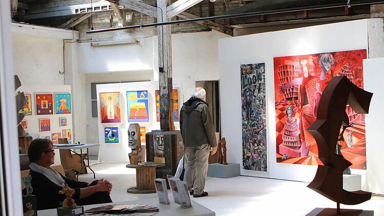 Impressionen von der ersten Auflage der Kunstmesse "Umschlagplatz Coburg"Foto: Jochen Berger