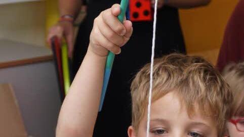 Geschafft! Gar nicht so einfach, sich eine Schildkröte zu angeln. Foto: Denise Burkhardt