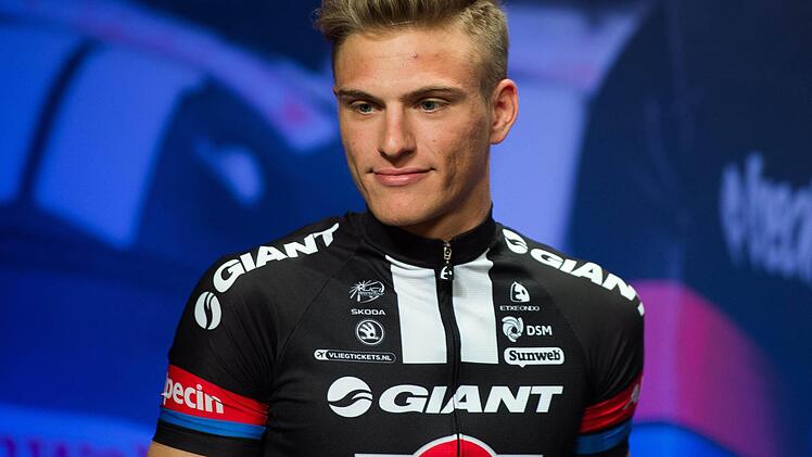 Der deutsche Radrennfahrer Marcel Kittel hat die Haare schön - dank seines neuen Sponsors. Der ist durch den Werbeslogan "Doping für die Haare" bekannt geworden.  Foto: dpa