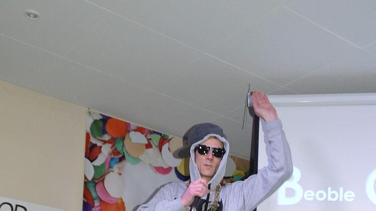 Rapper Hip-Hop-Hasi. Foto: Annette Warmuth