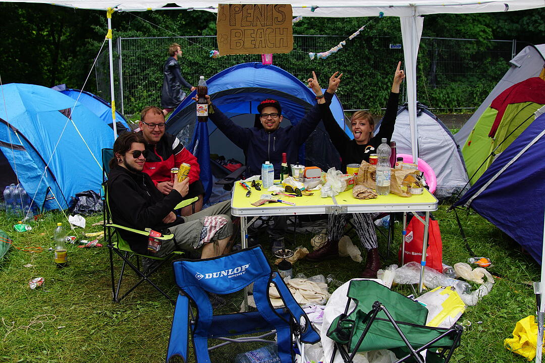 Drei Tage Zeltplatz bei Rock im Park