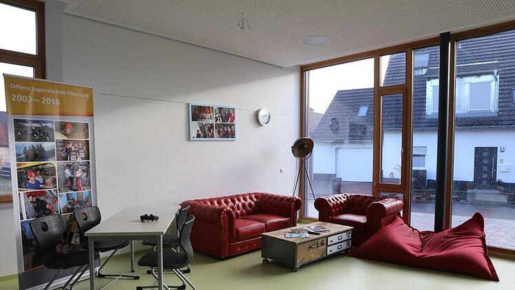 Blick in den neuen Jugendtreff in Oberhaid.Foto: Barbara Herbst