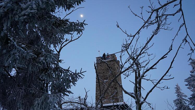 Asenturm auf dem Ochsenkopf im Fichtelgebirge